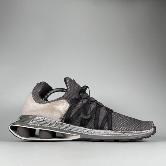 Nike Shox Gravity Mens 11.5 Atmosphere Grey/Black Athletic Sneakers Running Shoe - Picture 5 of 9